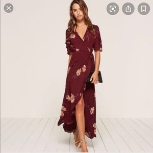 Reformation wrap dress